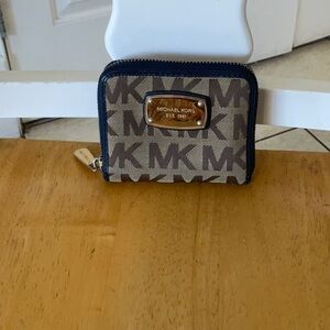 Michael Kors Brown and Tan Wallet